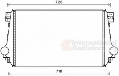 VAN WEZEL 58004368 -  Интеркулер
